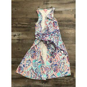 Lilly Pulitzer Bellina Wrap "Shell Me About It" Multicolor Print XXS